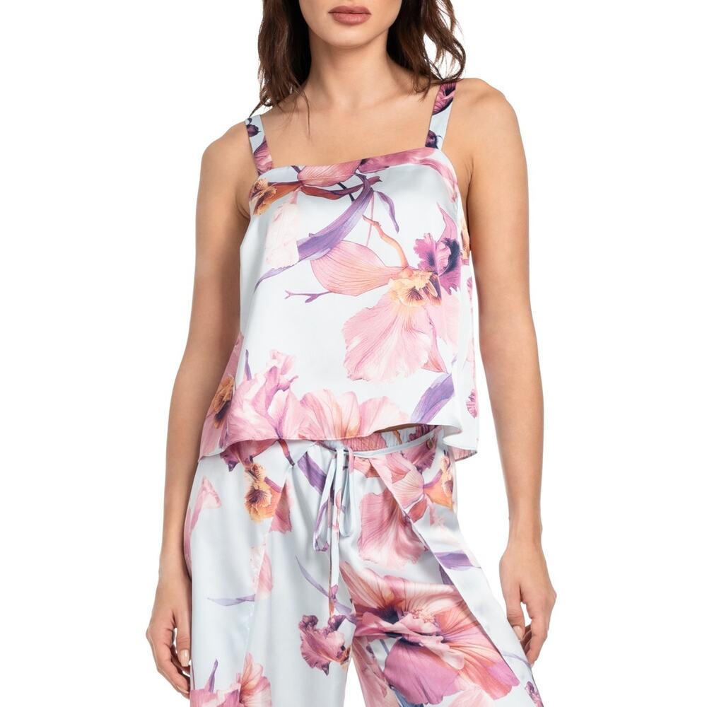 Midnight Bakery Women's Haven Floral Pajama Top Multi Size L 0851 (Just Top)